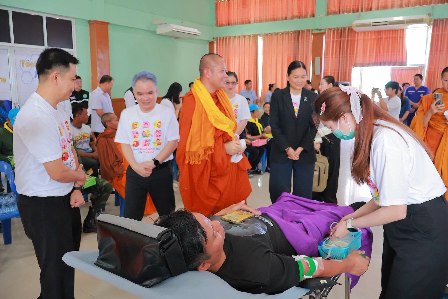 พะเยารวมใจ จัดงานวันผู้บริจาคโลหิตโลก 2026 สร้างมหาทานบารมี บริจาคโลหิต-อวัยวะ ถวายกำลังบุญแผ่นดินเฉลิมพระเกียรติฯ